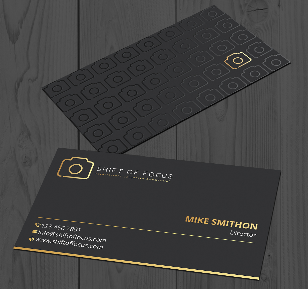 Business Card Design by DesignShout for Shift of Focus  | Design #23006340