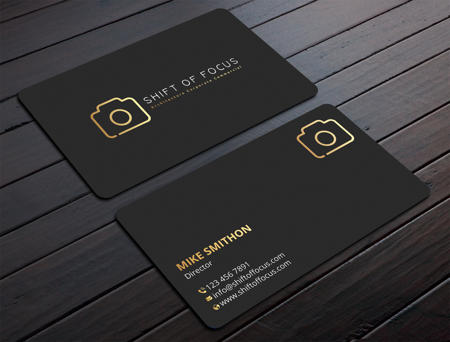 Business Card Design by DesignShout for Shift of Focus  | Design #23006532