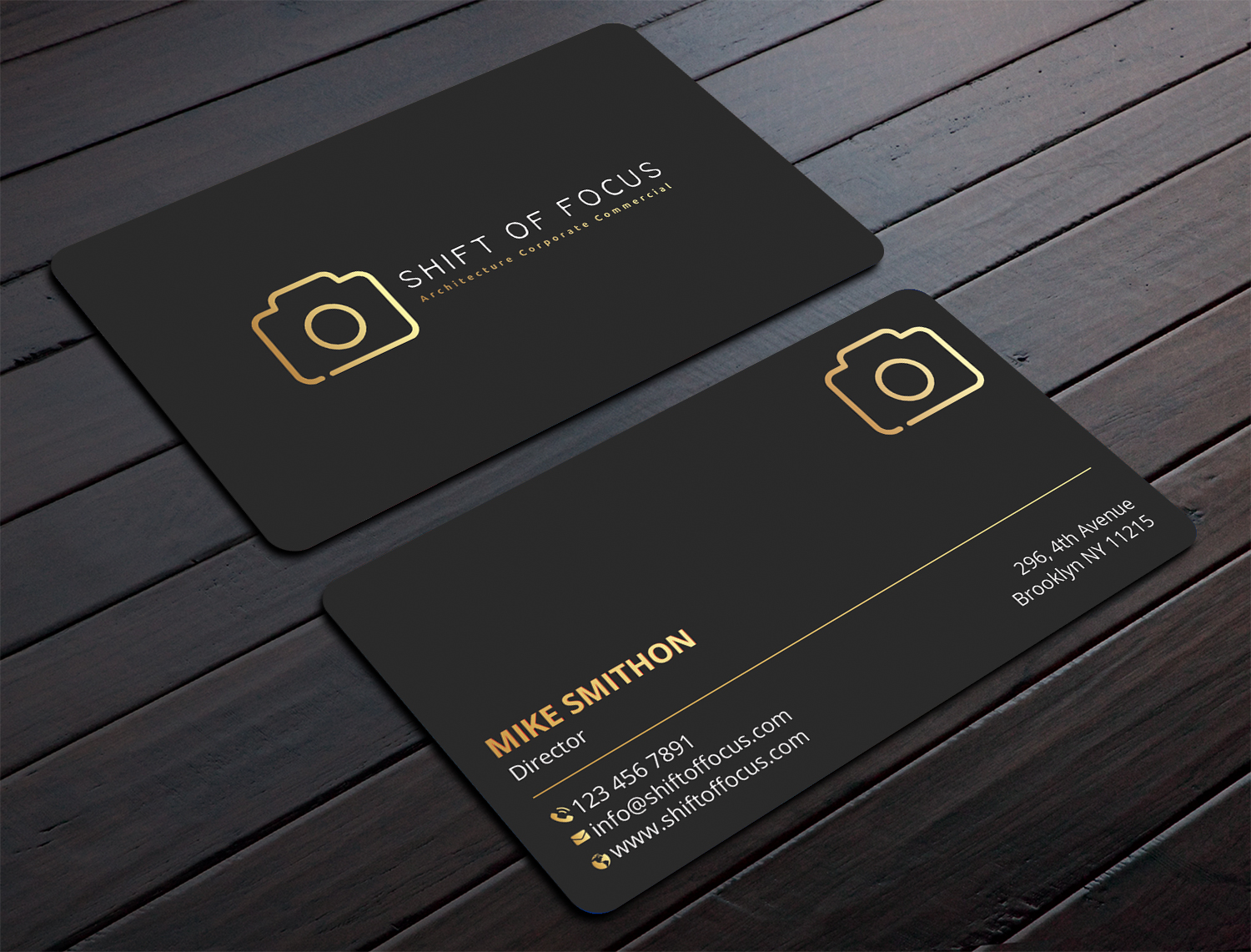 Business Card Design by DesignShout for Shift of Focus  | Design #23006699