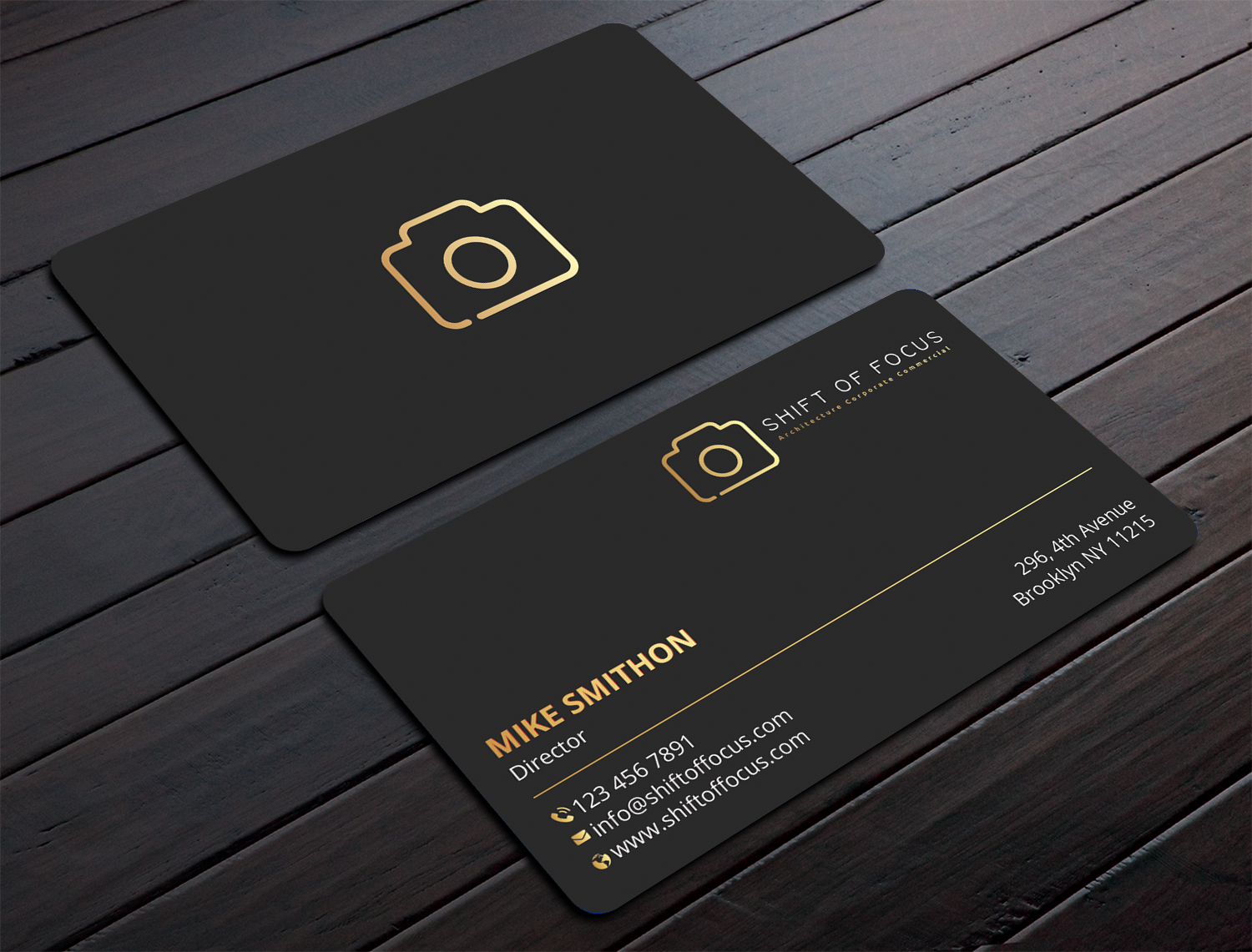 Business Card Design by DesignShout for Shift of Focus  | Design #23006700