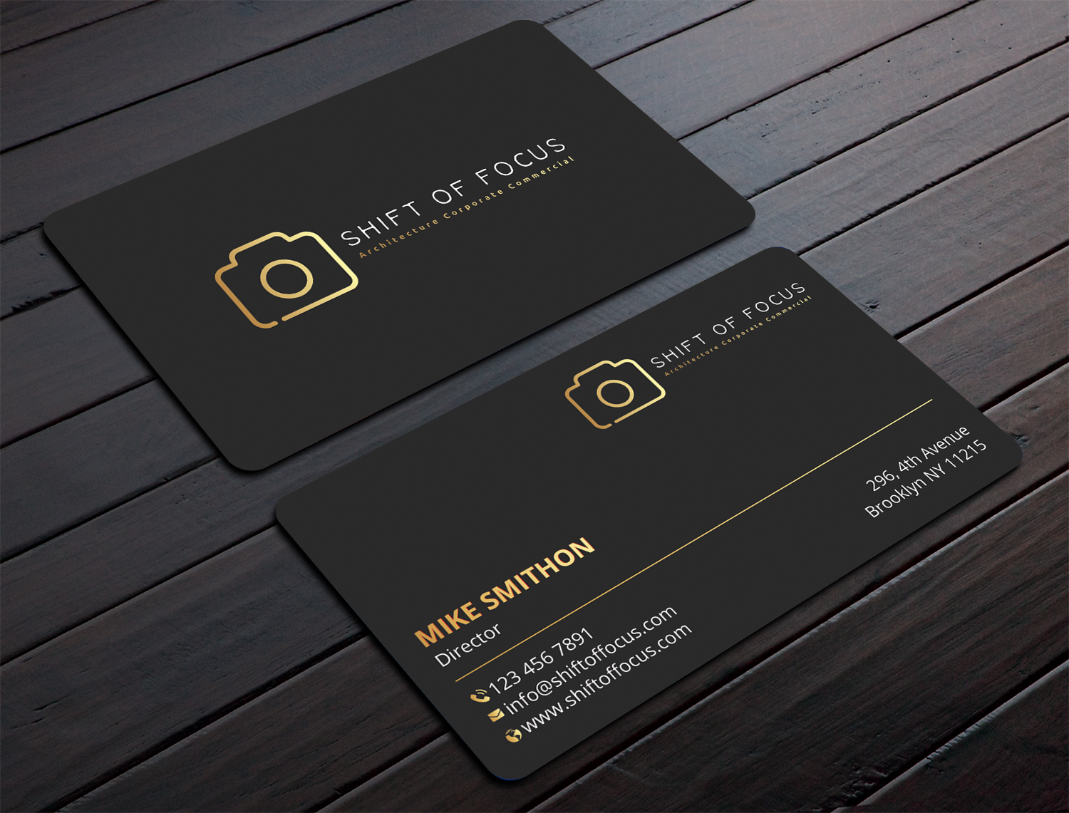 Business Card Design by DesignShout for Shift of Focus  | Design #23006701