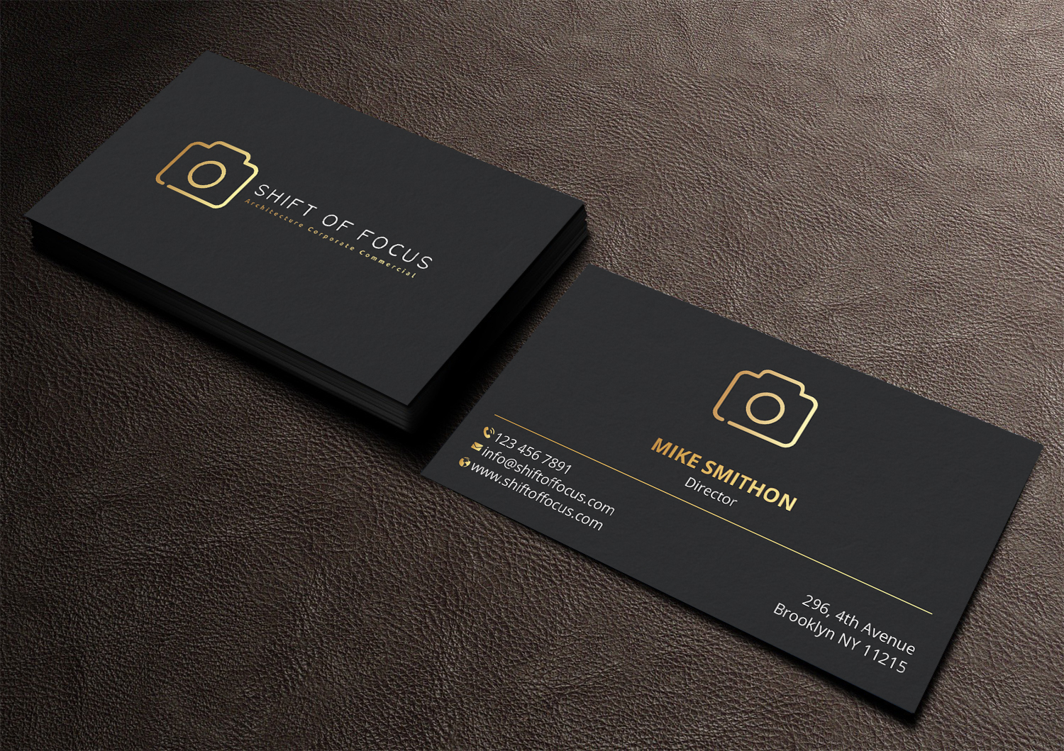 Business Card Design by DesignShout for Shift of Focus  | Design #23006725
