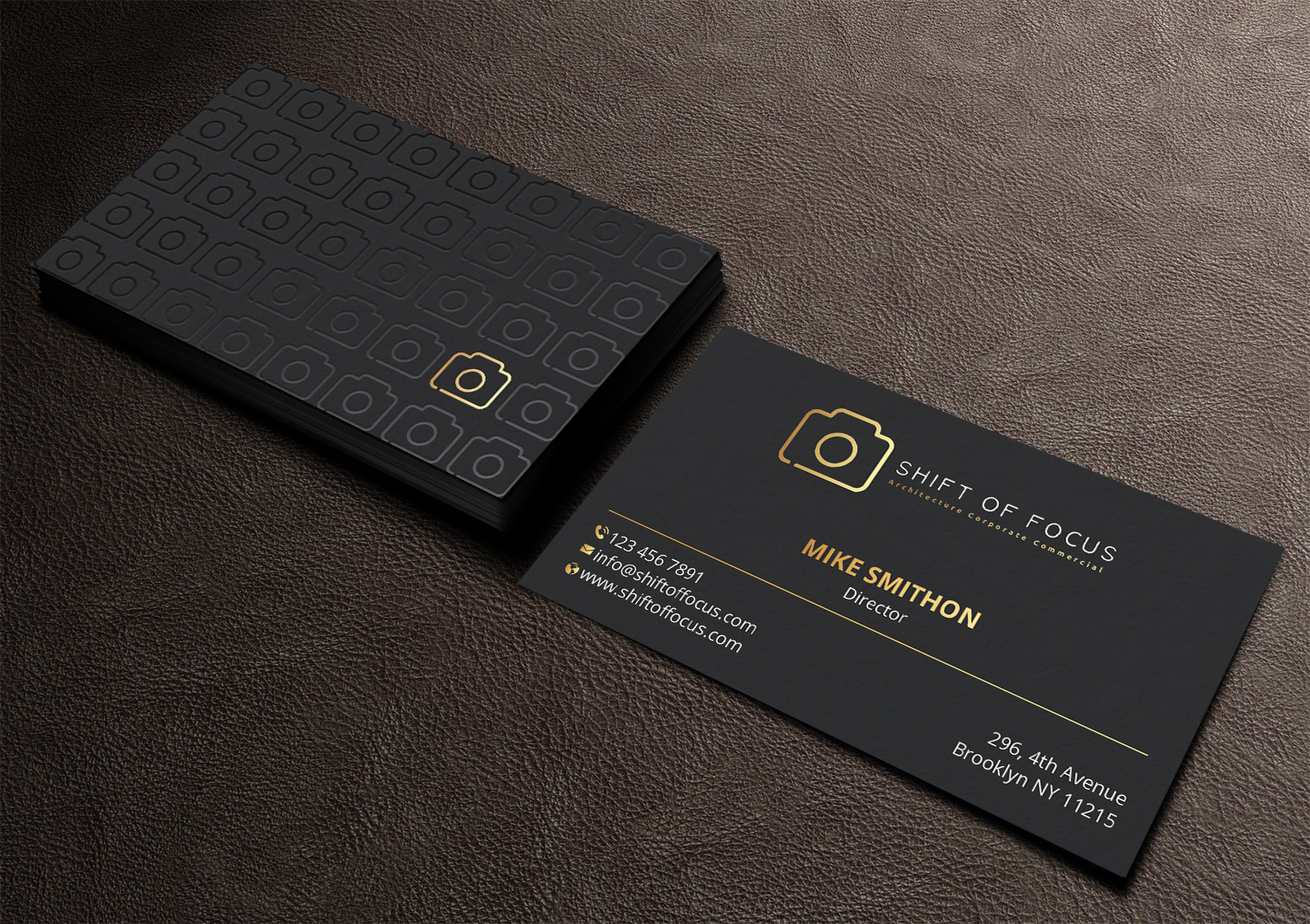 Business Card Design by DesignShout for Shift of Focus  | Design #23006726