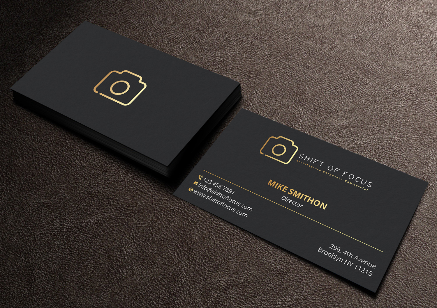 Business Card Design by DesignShout for Shift of Focus  | Design #23006727