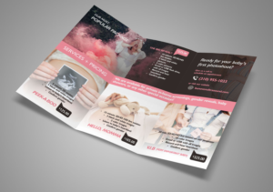 Brochure design for 3D ultrasound company  | Diseño de Flyer por lookedaeng