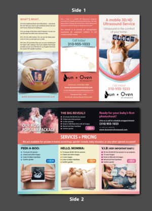 Brochure design for 3D ultrasound company  | Diseño de Flyer por meet007