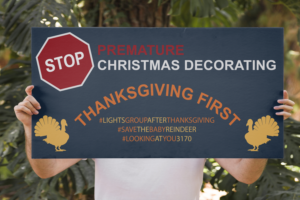 Need a banner designed to help prank my neighbor. | Diseño de Póster por IndreDesign