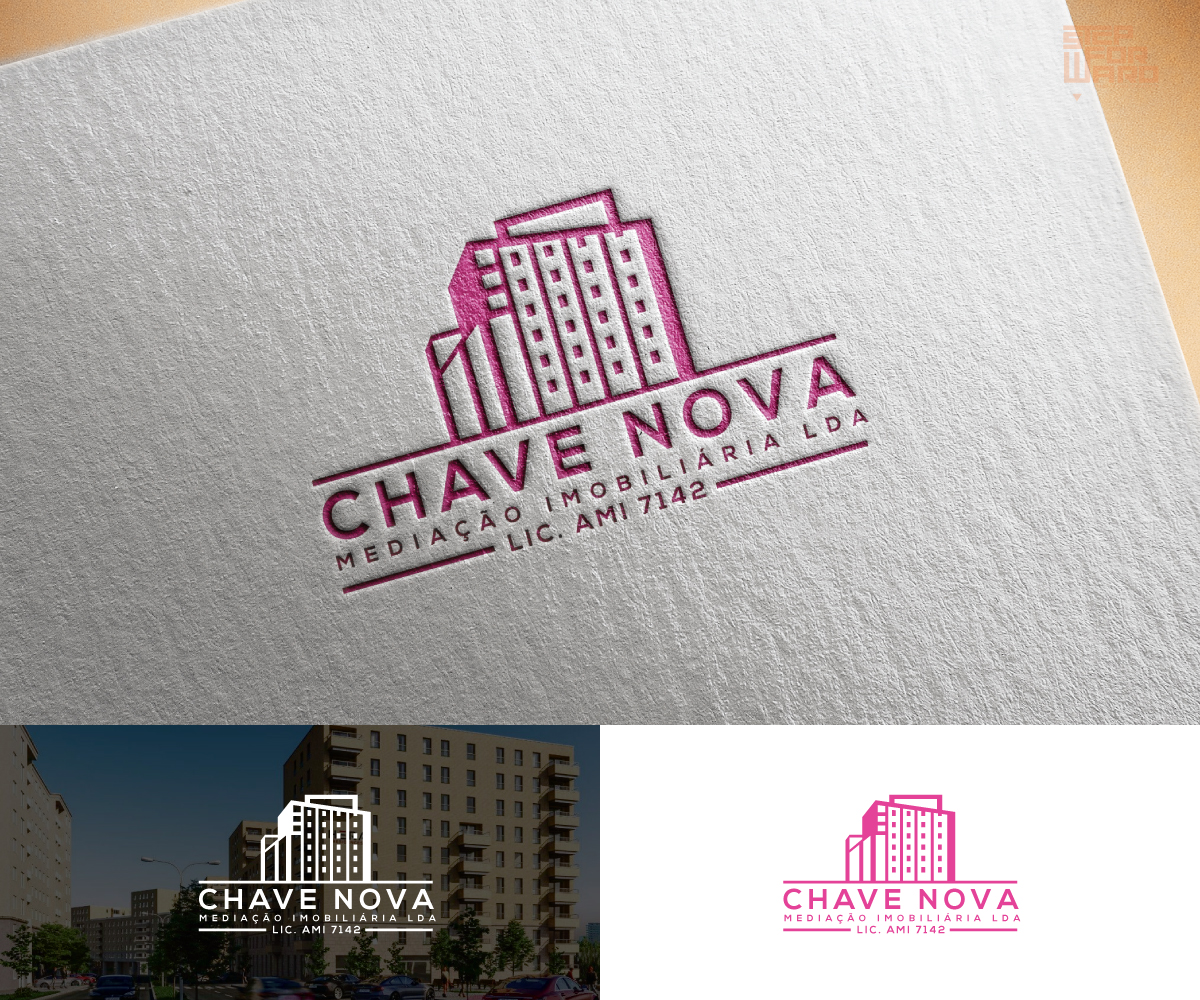 Logo Design by step forward 2 for CHAVE NOVA Lda | Design #23015386
