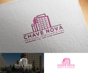 CHAVE NOVA - Mediação Imobiliária Lda (must have also our licence number - Lic. AMI 7142) | Logo Design by step forward 2
