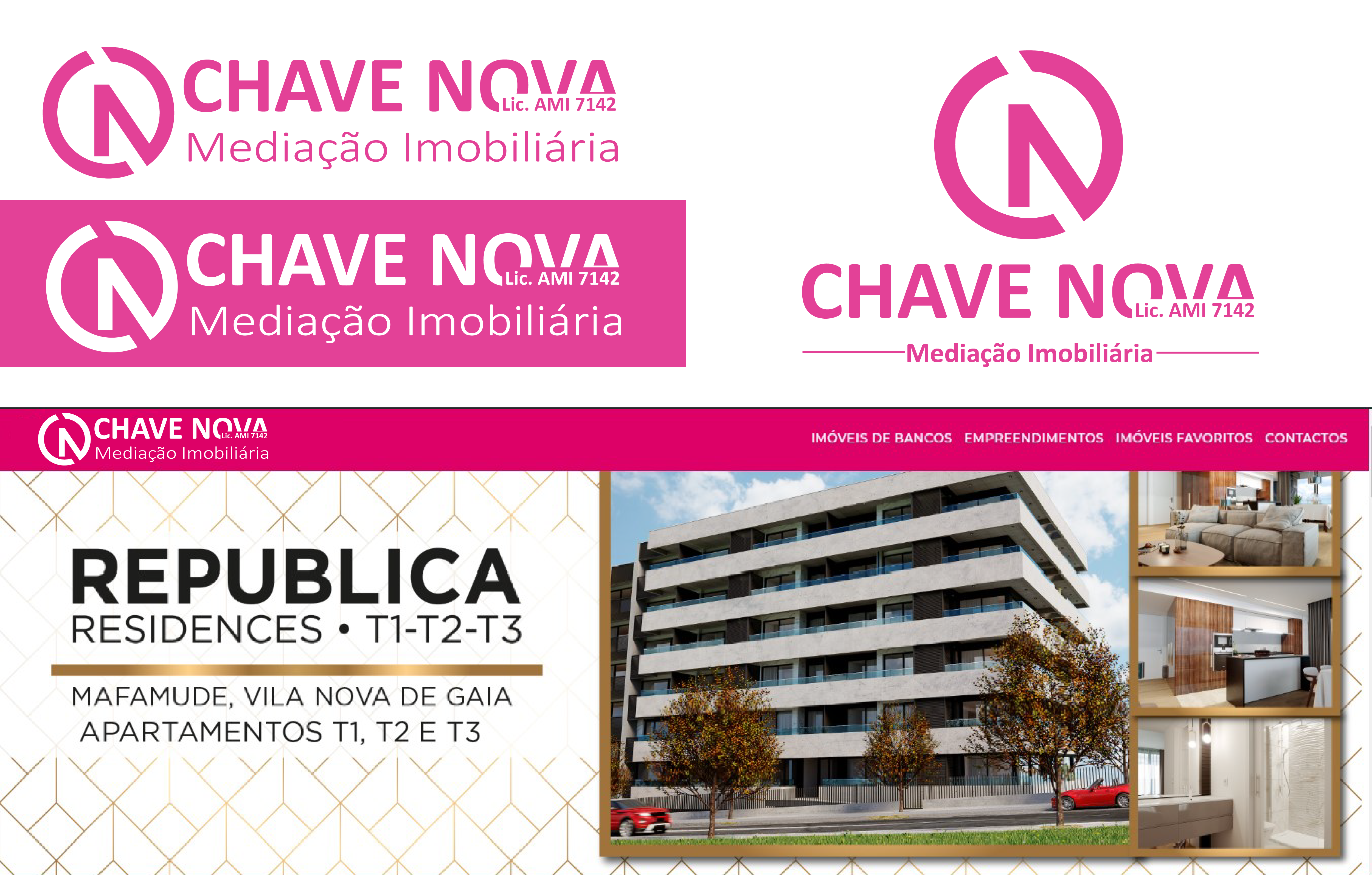 Logo Design by Abdelhak Kasmi for CHAVE NOVA Lda | Design #23005154