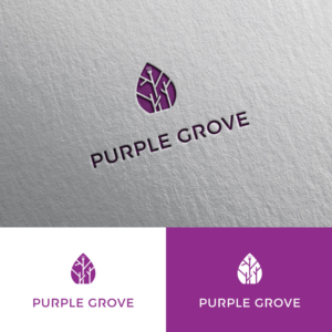 Purple grove or the purple grove would like to see both | Logo Design by Rii