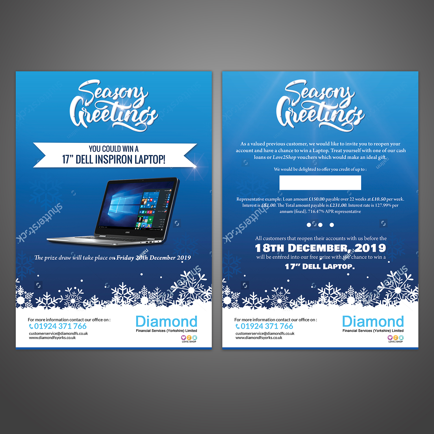 Flyer Design by aspiremedia for Diamond Financial Services (Yorkshire) Ltd | Design #23011800