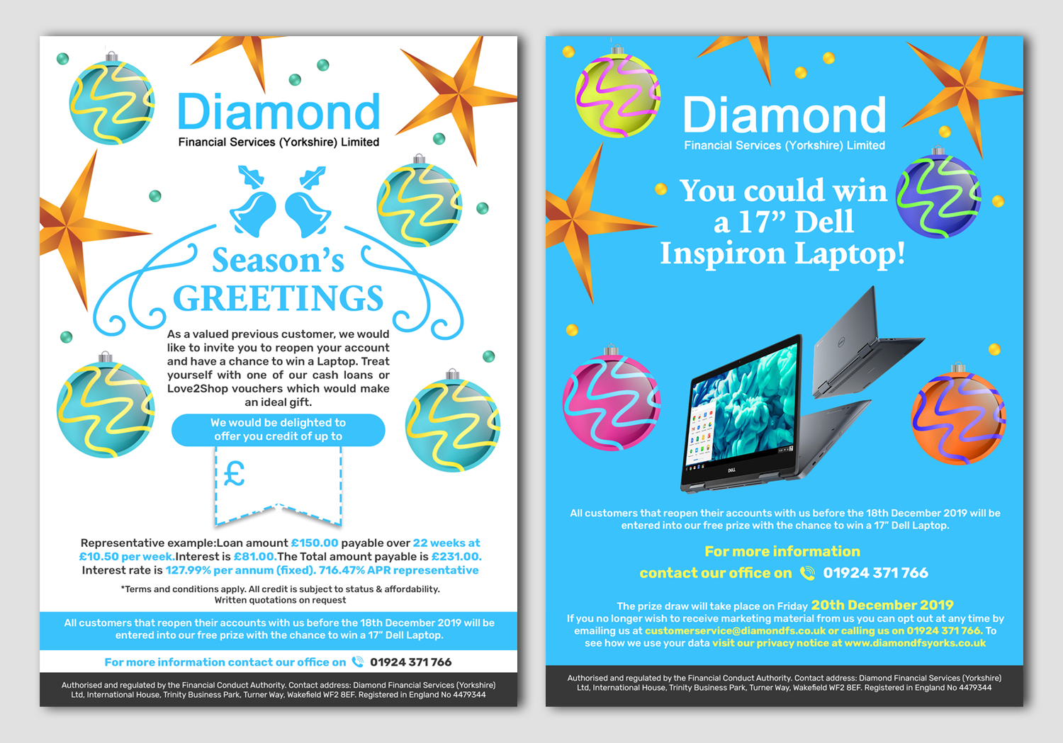 Flyer Design by TSU Creations for Diamond Financial Services (Yorkshire) Ltd | Design #23012795
