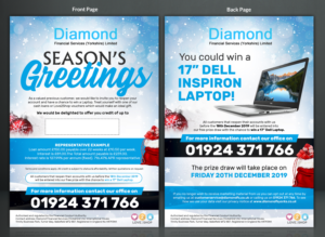 UK Loan Company wanting to send a Christmas themed  flyer to closed customers offering credit. | Diseño de Flyer por SAI DESIGNS