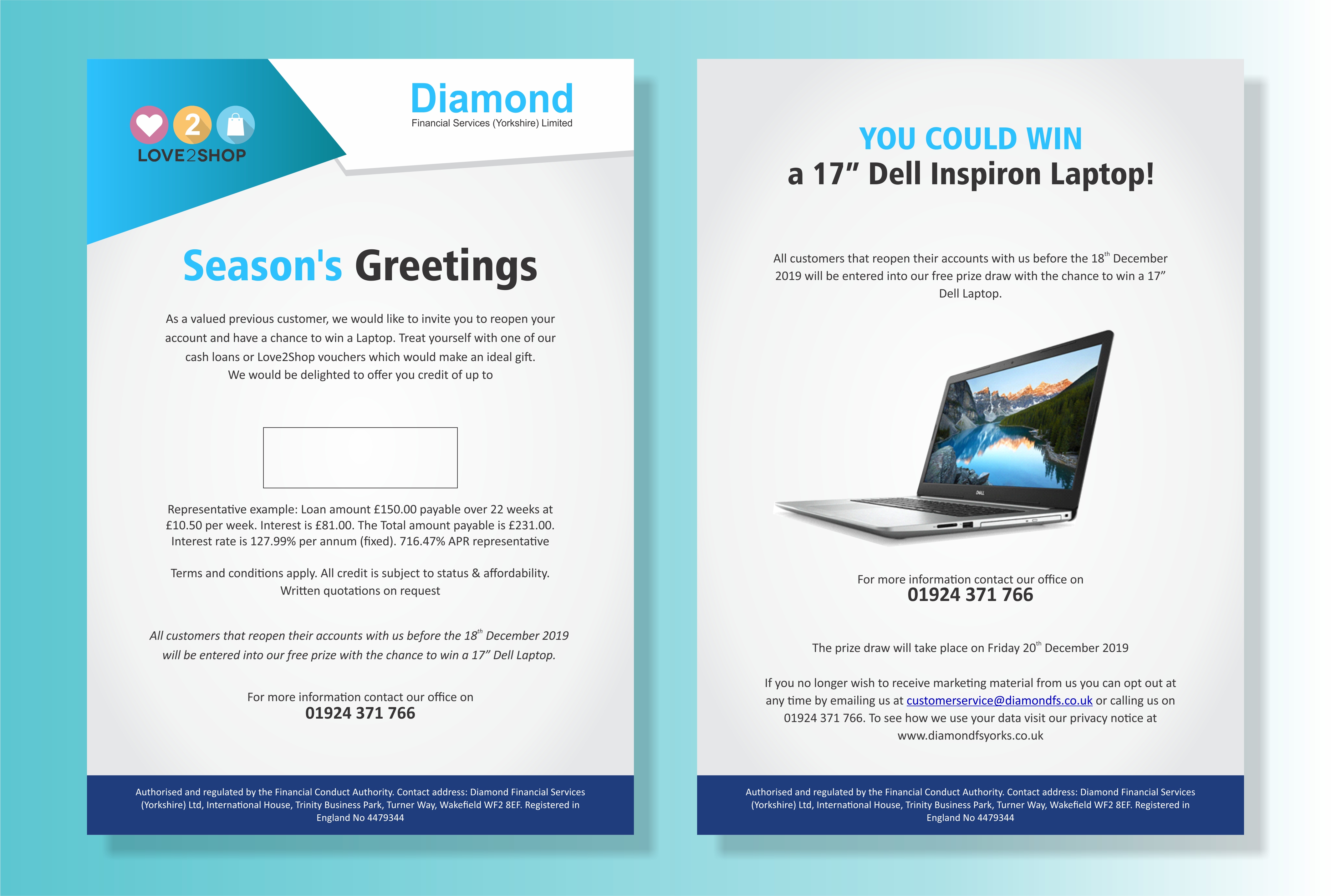 Flyer Design by andi_fikri for Diamond Financial Services (Yorkshire) Ltd | Design #23012171