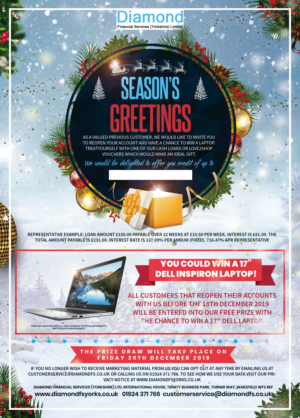 UK Loan Company wanting to send a Christmas themed  flyer to closed customers offering credit. | Diseño de Flyer por HeshanKavinda