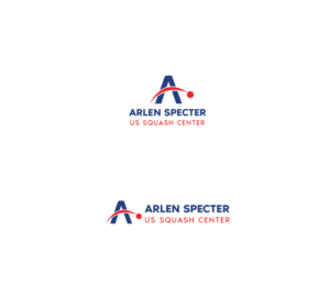 'Arlen Specter US Squash Center' (or) 'Specter Center' (or) 'ASC' (with or without 'US Squash') | Logo Design by angelonyamu