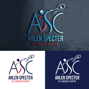 'Arlen Specter US Squash Center' (or) 'Specter Center' (or) 'ASC' (with or without 'US Squash') | Logo Design by concepts