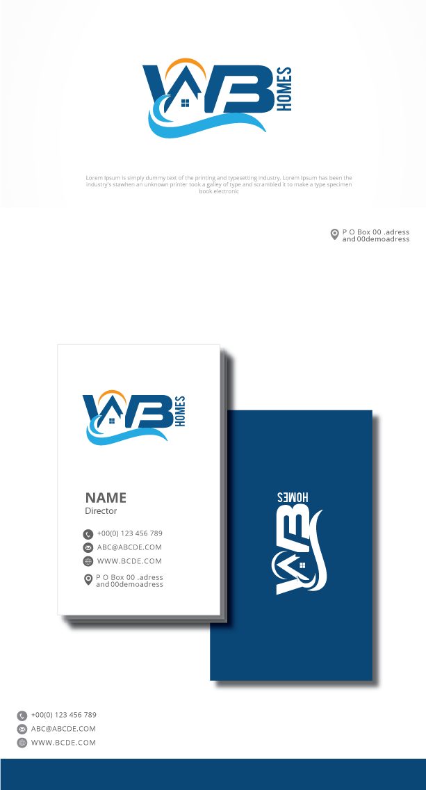 Logo Design by graphicevolution for WB Homes | Design #23017056