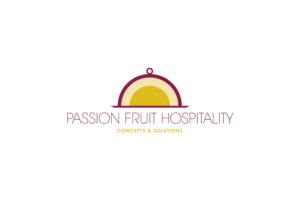 Passion Fruit Hospitality         (under it somewhere on the right; concepts & solutions                                               concepts & solutions | Design de Logo par Nigel B