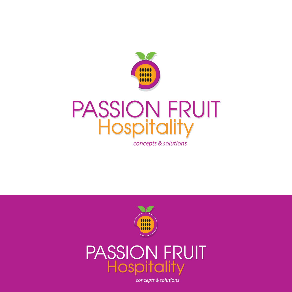 Logo Design by Samantha Ward Design for Passion Fruit Hospitality | Design #23395916