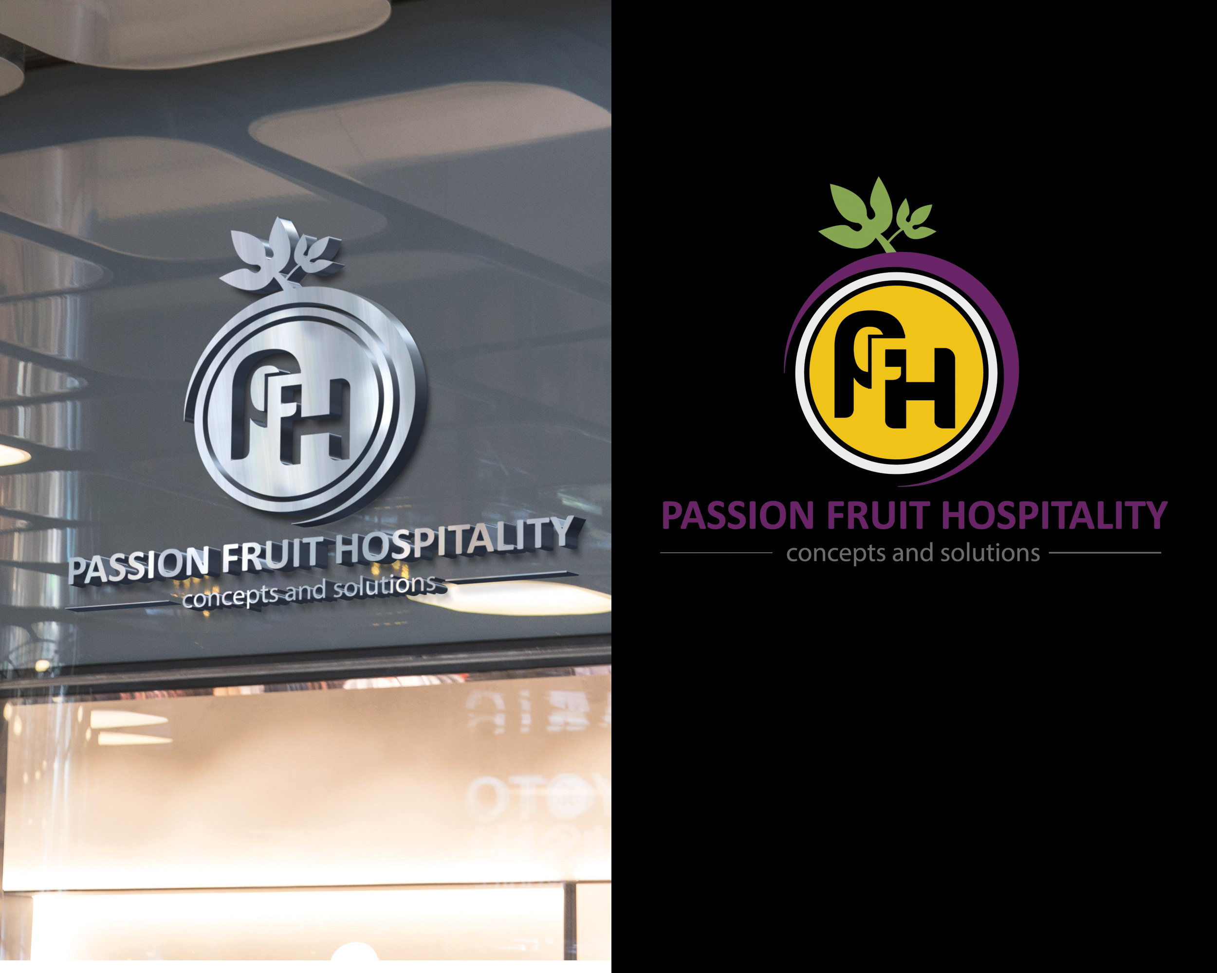 Logo Design by S Creations for Passion Fruit Hospitality | Design #23007068