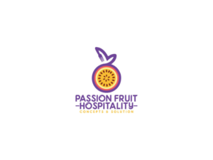 Passion Fruit Hospitality         (under it somewhere on the right; concepts & solutions                                               concepts & solutions | Logo Design by Ochieng