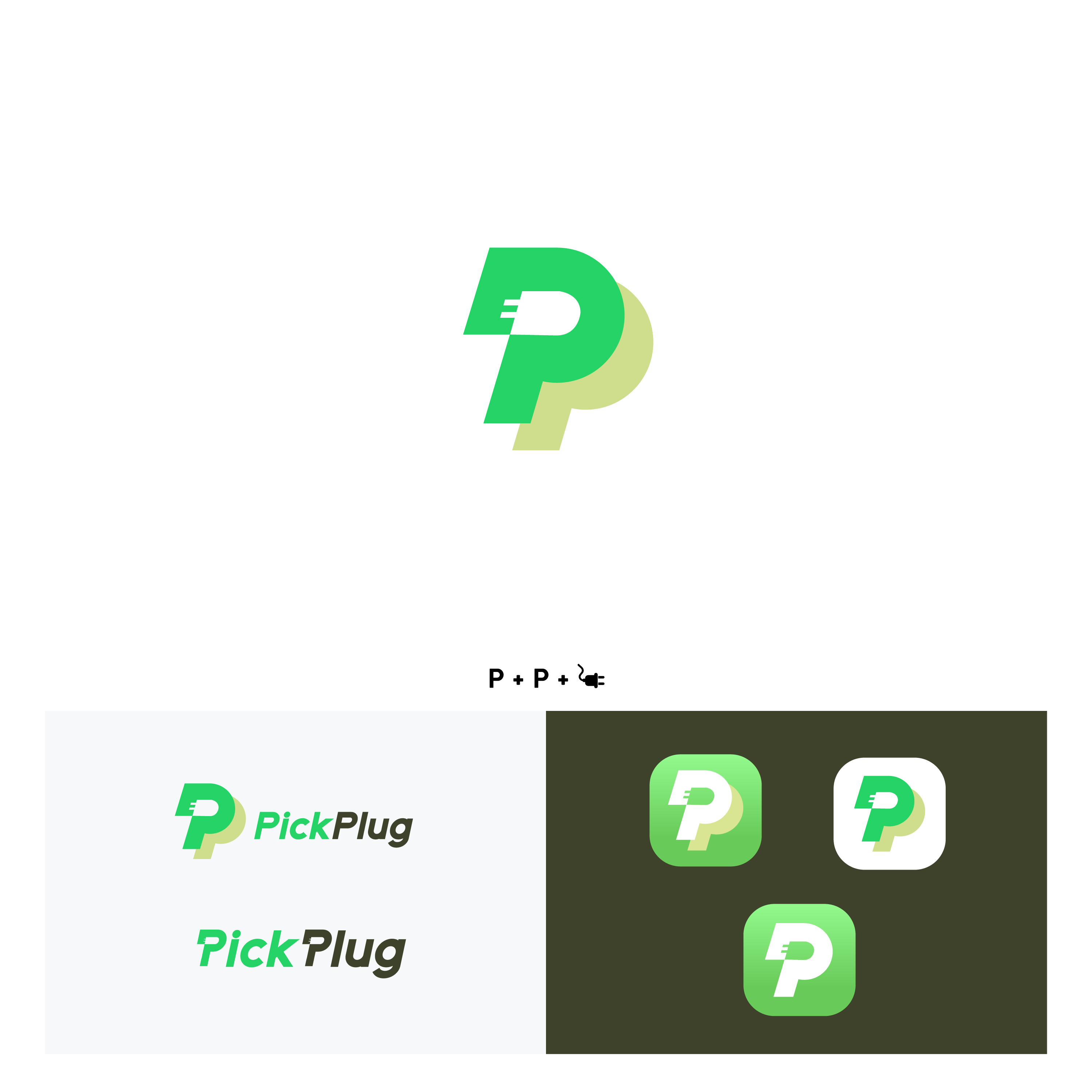 Logo Design by Mrigank Patankar for Pick plug  | Design #23005727