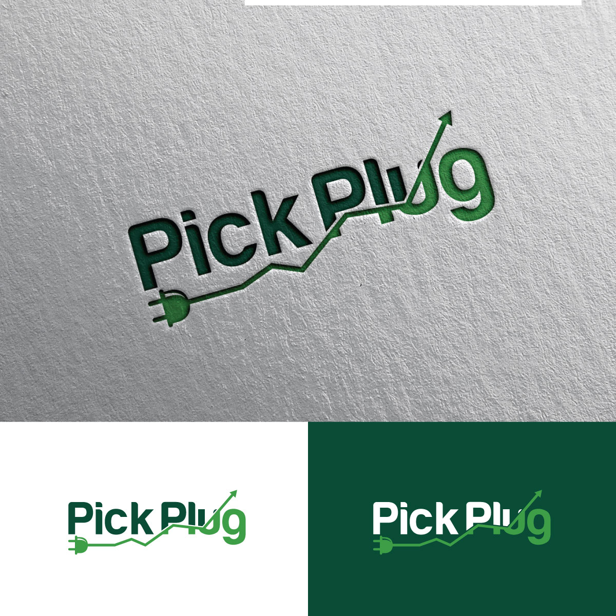 Logo Design by Rii for Pick plug  | Design #23003359