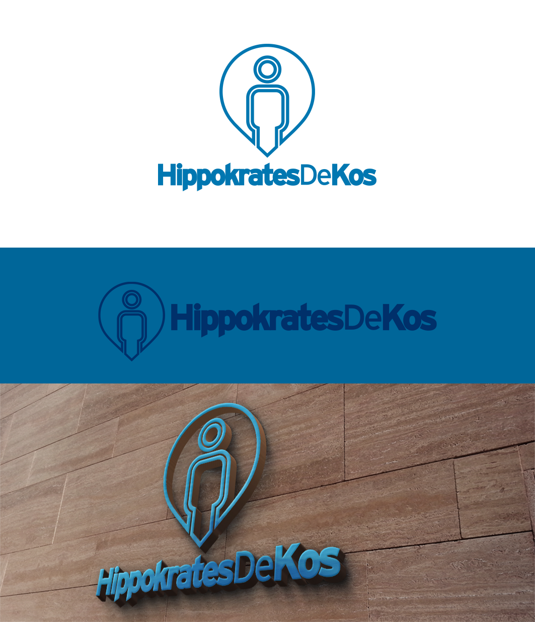 Logo Design by trufya for HIPPOKRATES DE KOS SRL  VAT: 32153681 | Design #23061567