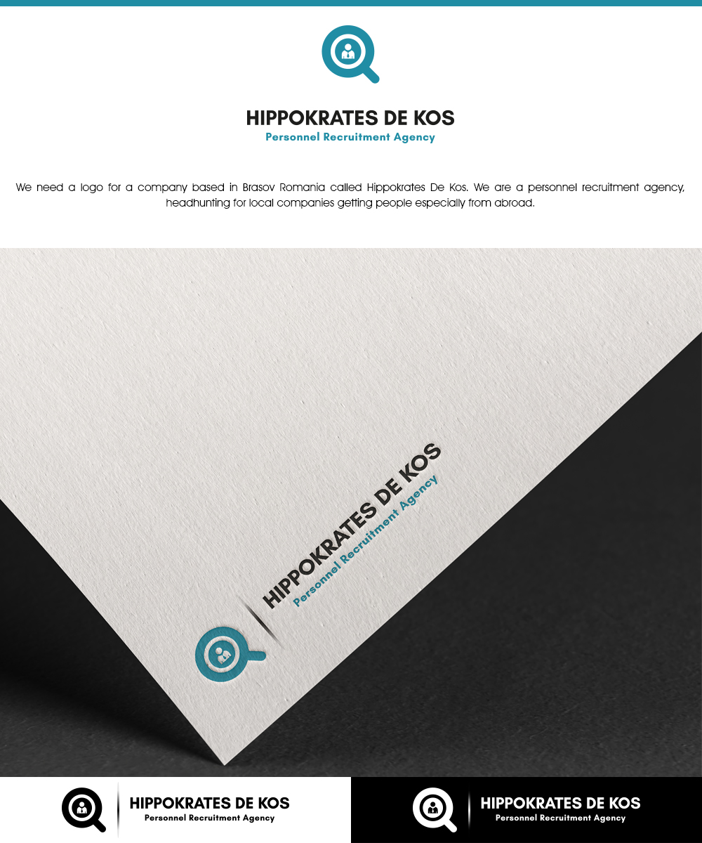 Logo-Design von Natalie Eric für HIPPOKRATES DE KOS SRL  VAT: 32153681 | Design #23058320