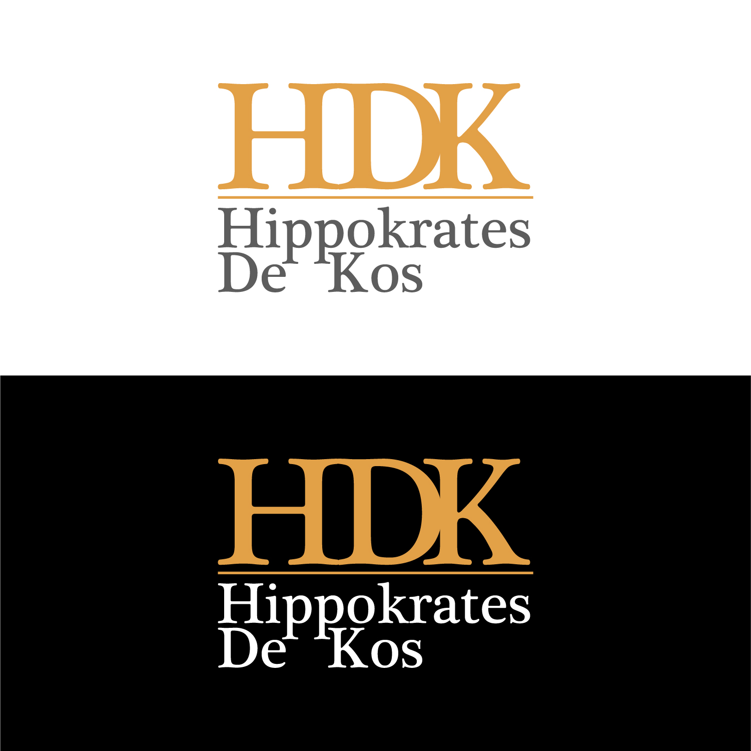 Logo Design by DistShorty - Poorna for HIPPOKRATES DE KOS SRL  VAT: 32153681 | Design #23056647