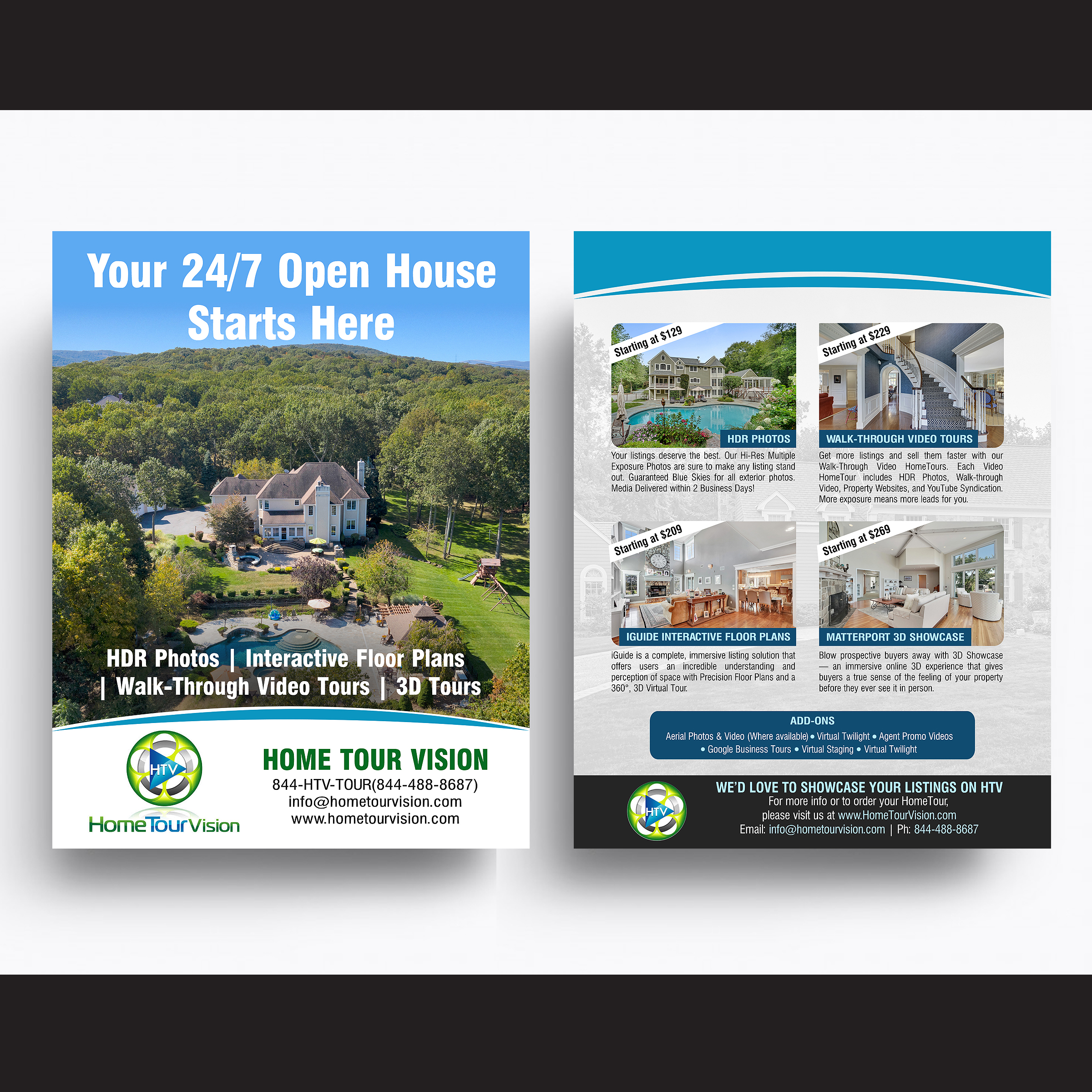 Flyer Design by Designers Hub for HomeTourVision | Design #23009612