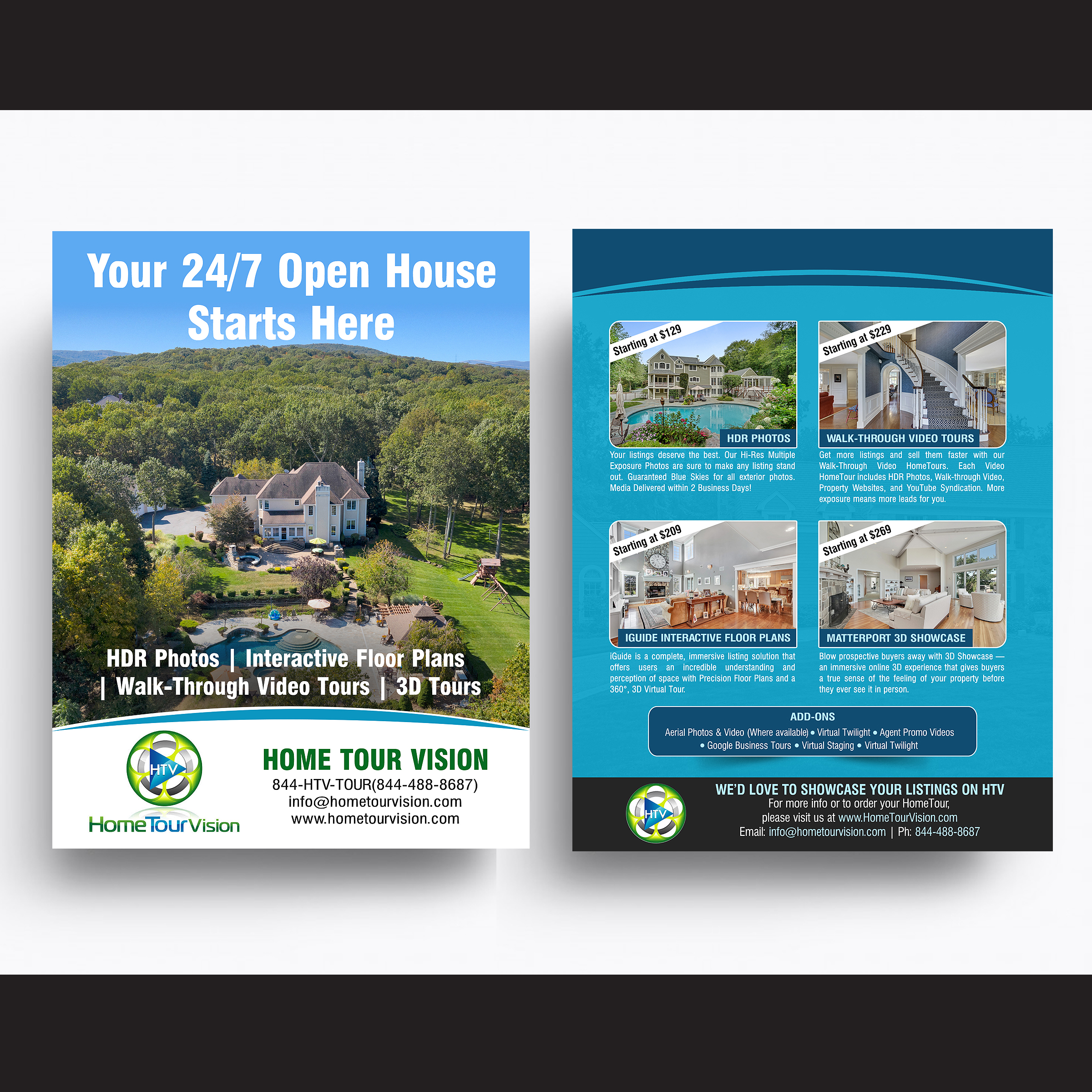 Flyer Design by Designers Hub for HomeTourVision | Design #23009664
