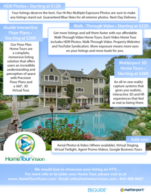 Flyer Design by Joanna for HomeTourVision | Design: #23047732