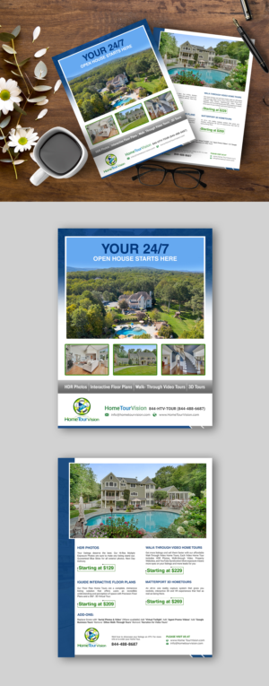 Diseño de Flyer por debdesign para HomeTourVision | Diseño: #23016531