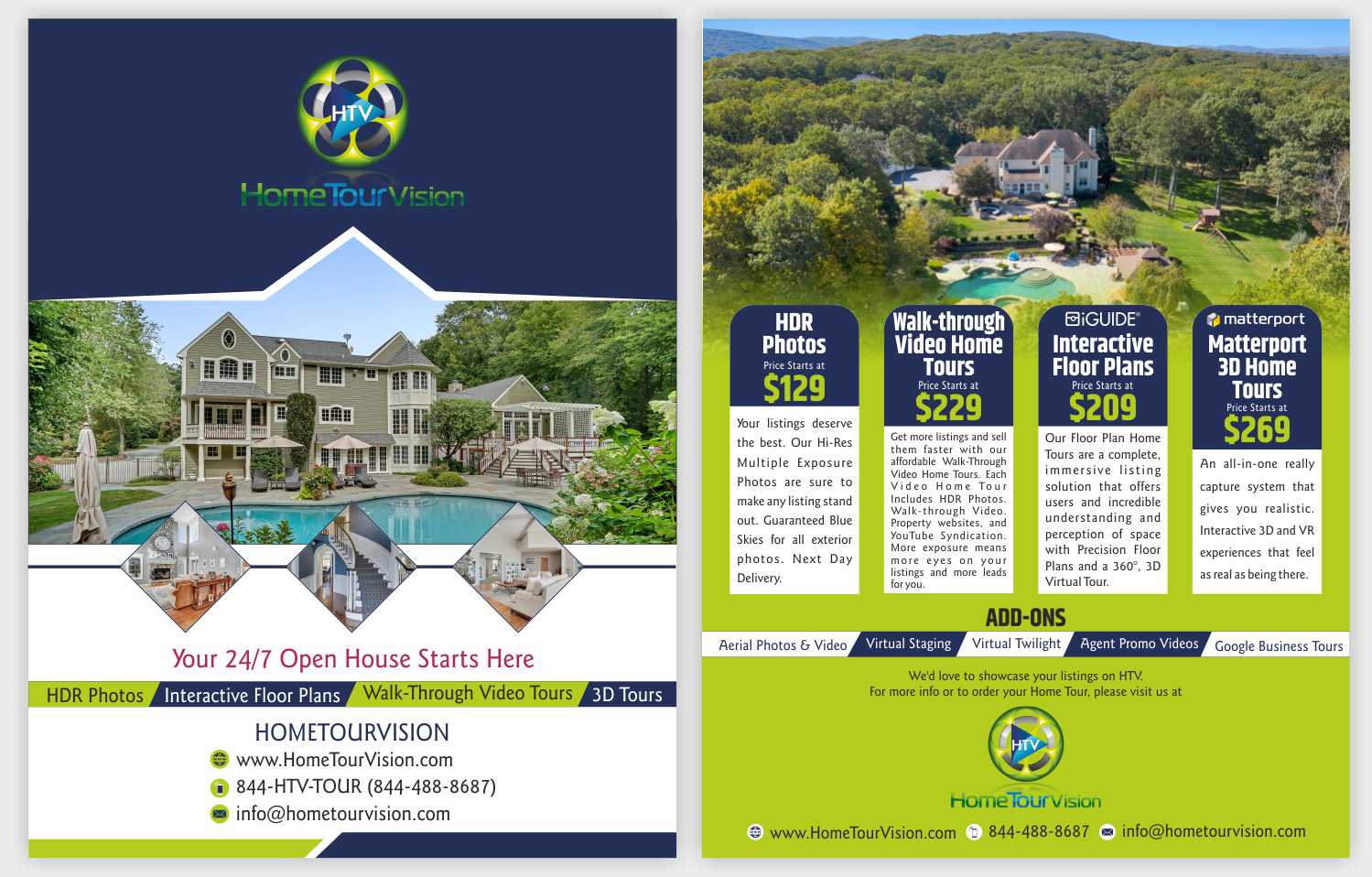 Diseño de Flyer por Sudhir Jhanjhot para HomeTourVision | Diseño #23005484