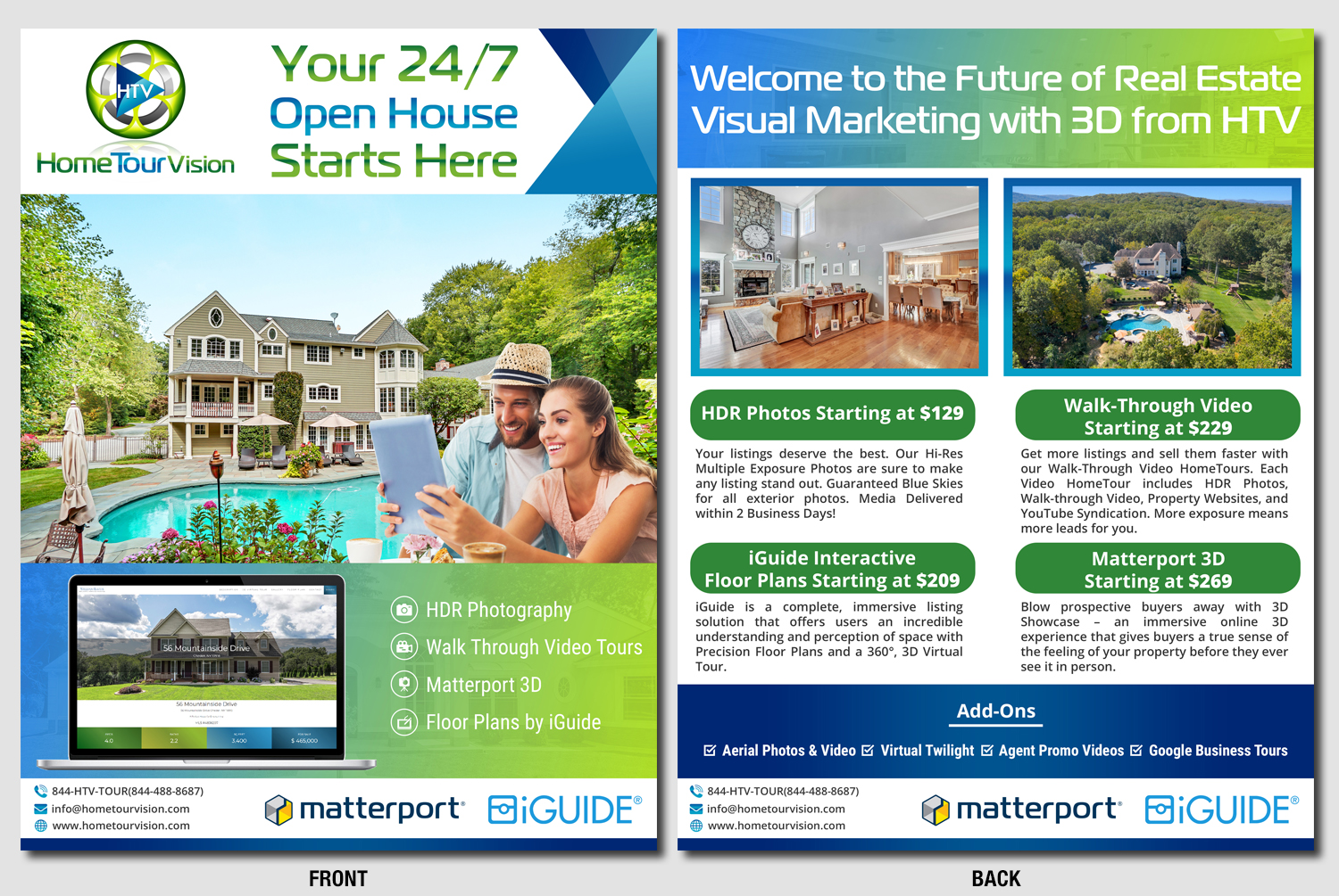 Flyer Design by TSU Creations for HomeTourVision | Design #23052831