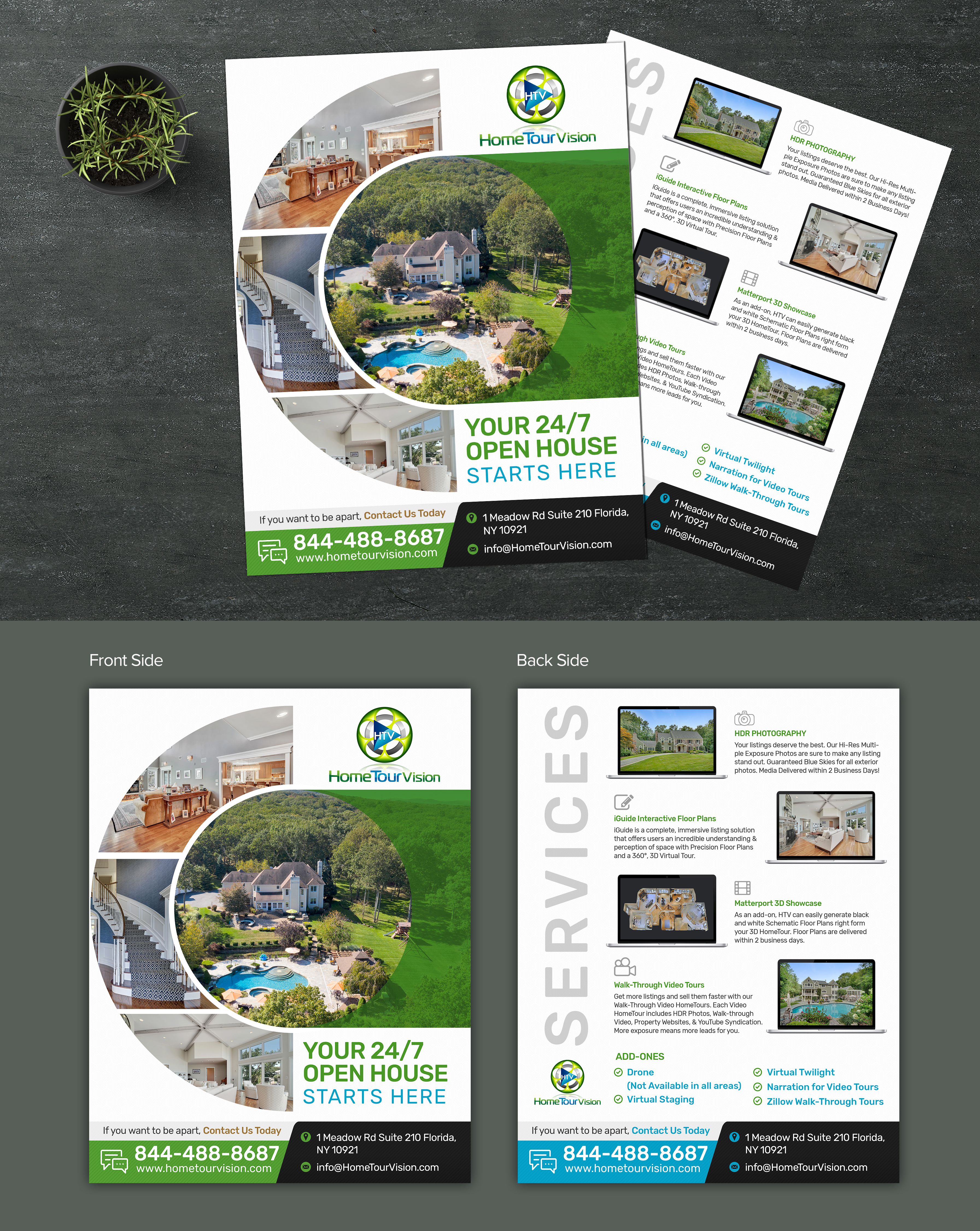 Flyer Design by SAI DESIGNS for HomeTourVision | Design #23023246
