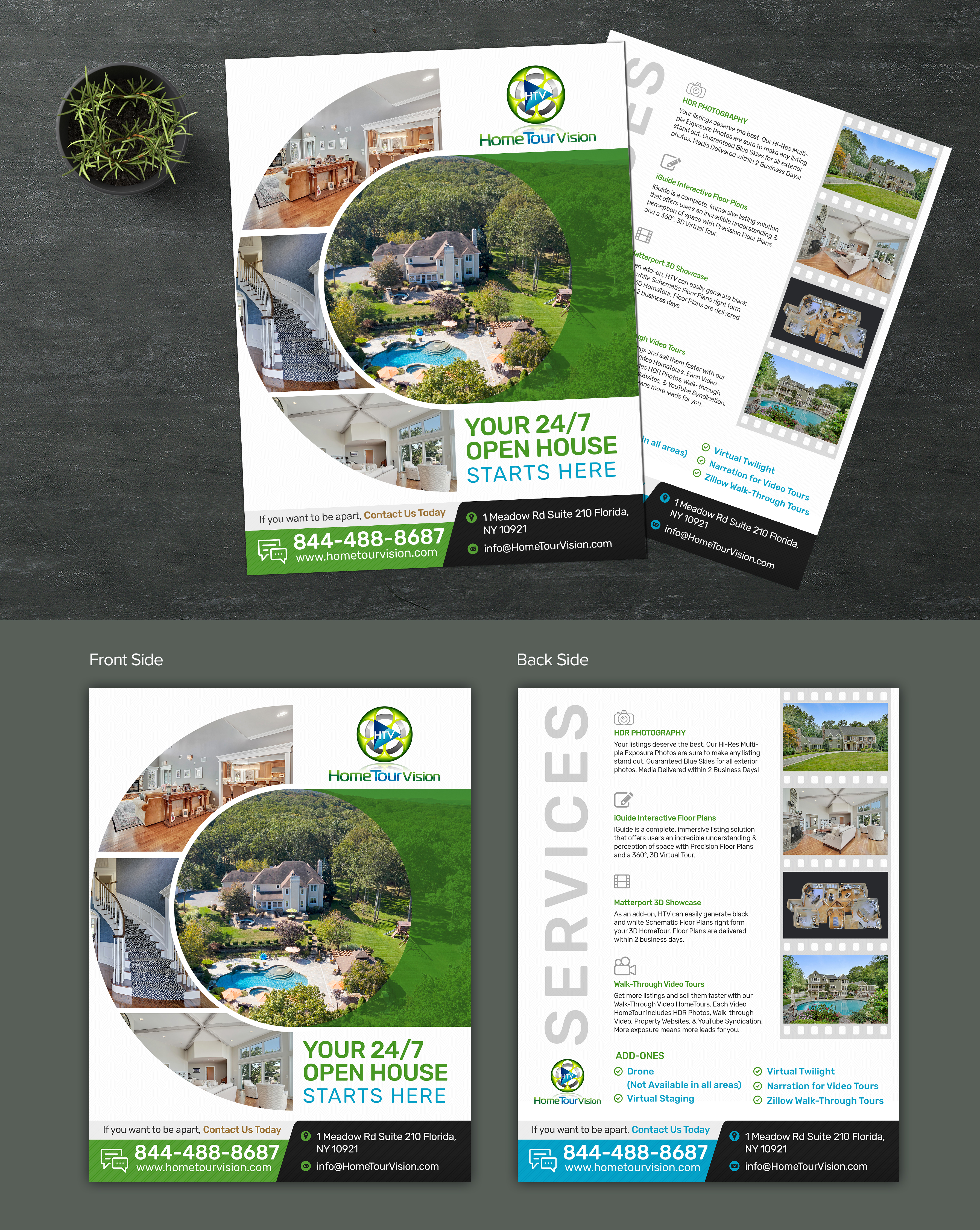 Flyer Design by SAI DESIGNS for HomeTourVision | Design #23023383