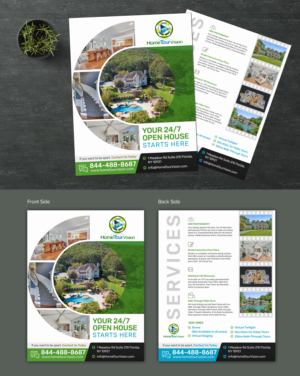 Flyer Design by SAI DESIGNS for HomeTourVision | Design #23023383
