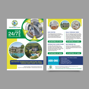 Flyer Design by TuktukiShree for HomeTourVision | Design: #23006768