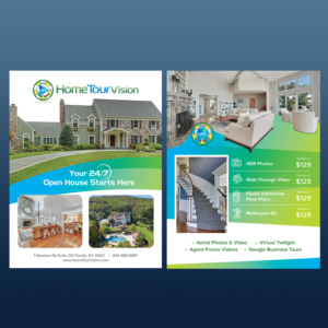 Diseño de Flyer por Maxo-Biz para HomeTourVision | Diseño: #23018402