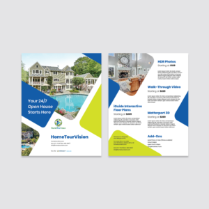 Flyer Design by darya_h for HomeTourVision | Design: #23049889