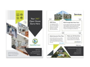 Flyer Design by -HEATHER- for HomeTourVision | Design: #23005131