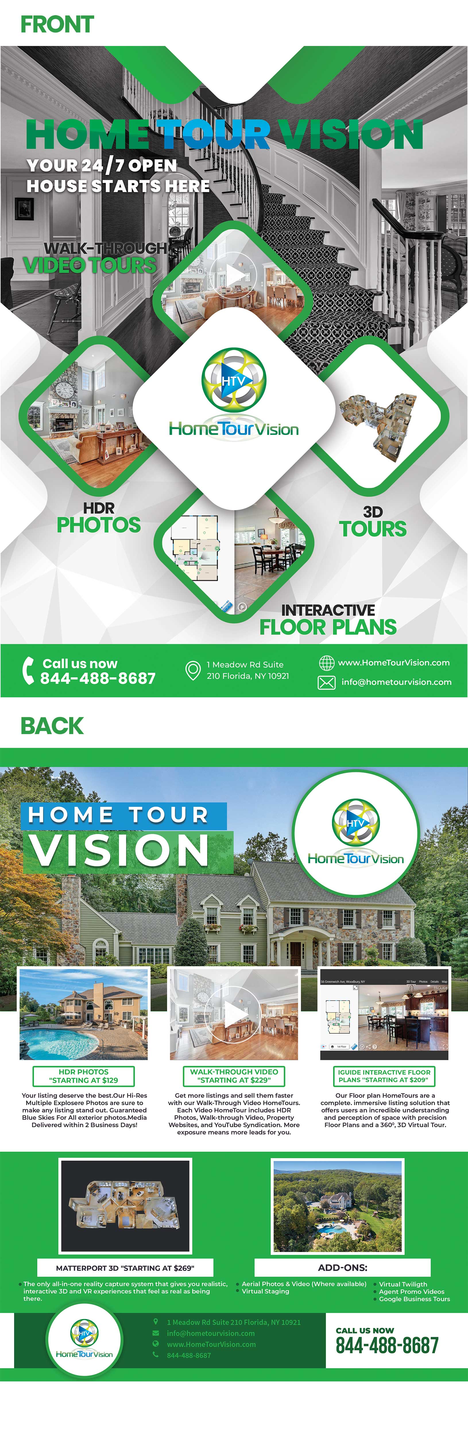 Flyer Design by HeshanKavinda for HomeTourVision | Design #23010312