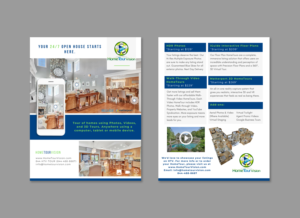 Flyer Design by LaurBak for HomeTourVision | Design #23002091