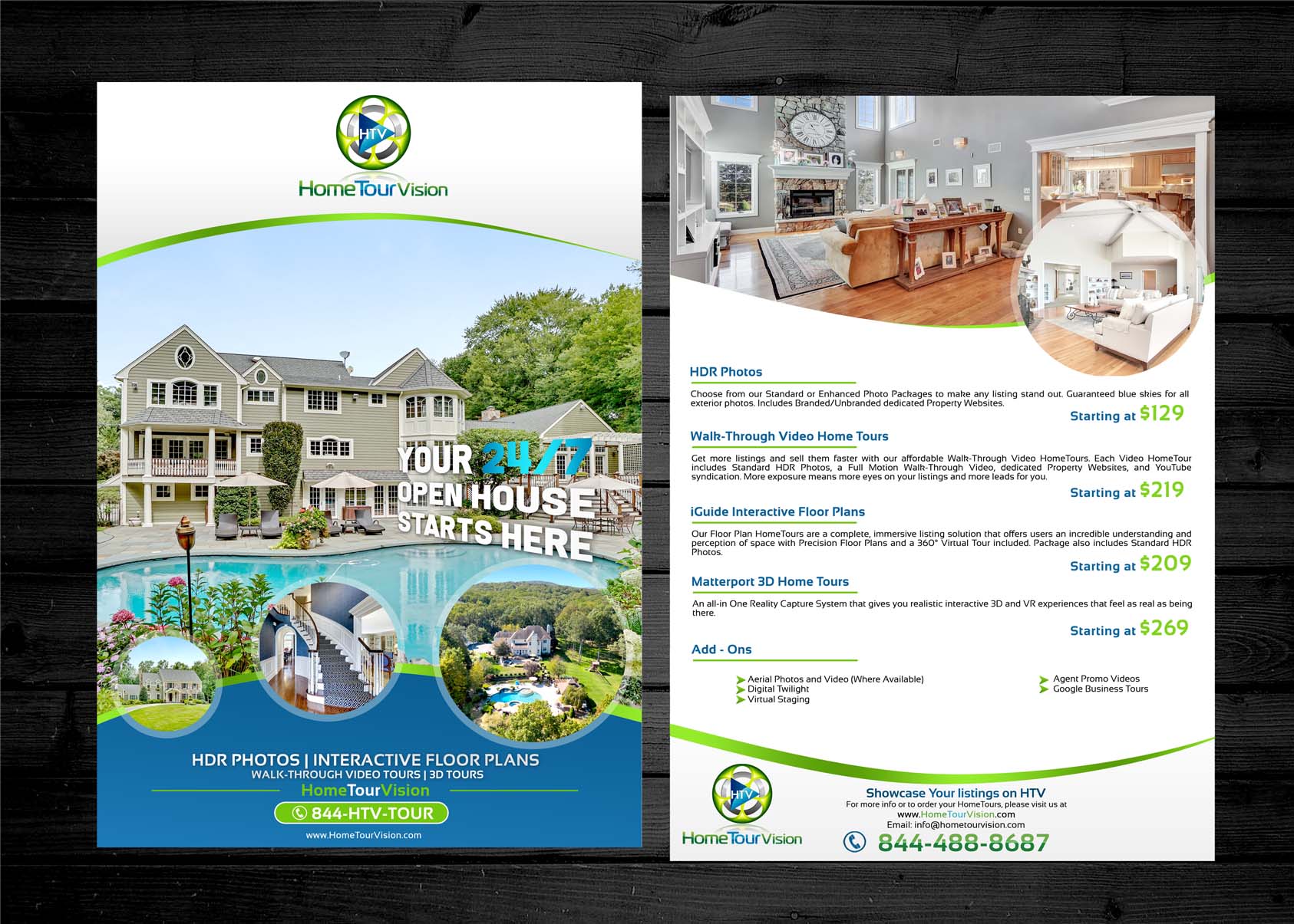 Flyer Design by Adnan.design for HomeTourVision | Design #23060403
