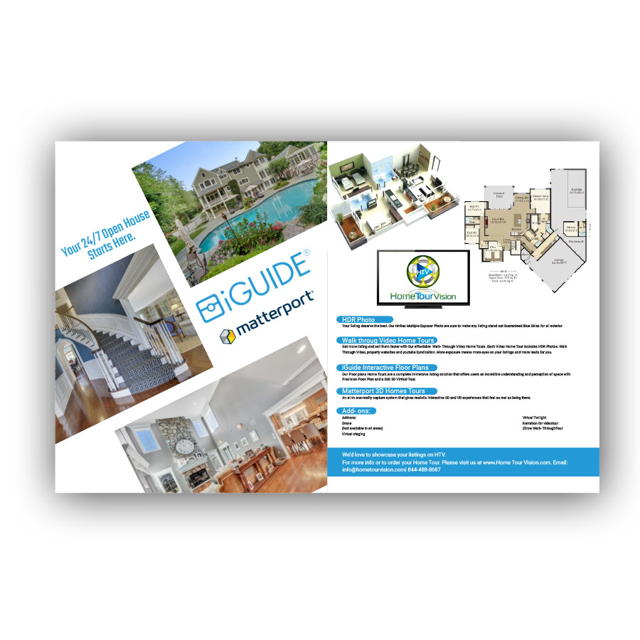 Flyer Design by Rupok 3 for HomeTourVision | Design #23006963