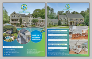 Diseño de Flyer por Bonna 3 para HomeTourVision | Diseño: #23030555